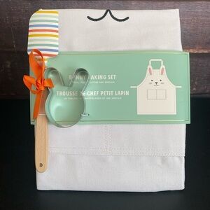Bunny Baking Set with Apron, Spatula, and Cookie Cutter